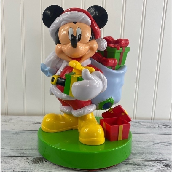Disney Christmas Mickey Mouse Limited Edition Candy M & M Dispenser - Picture 1 of 8